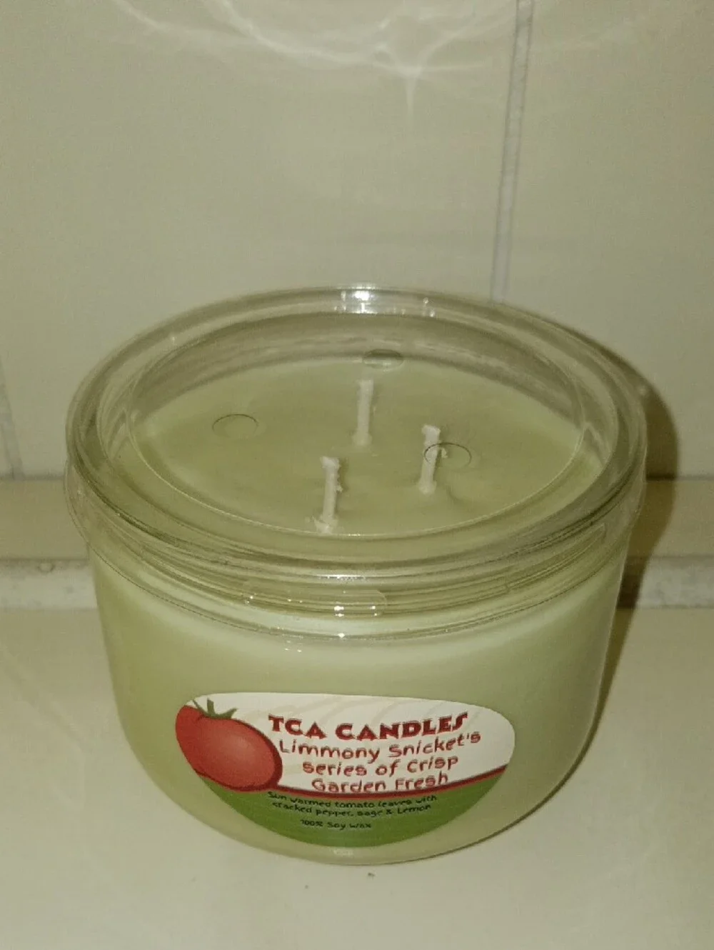 Garden Fresh Soy Candle - Light Green